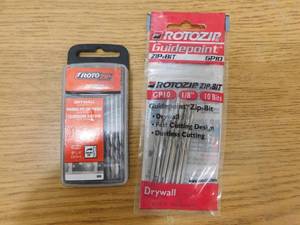 lot 144 image: Rotozip 18 in. Drywall Guidepoint Cutting Bits (18-Pack)