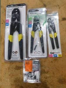 lot 145 image: Assorted Pex Tool Lot of 4