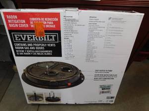 lot 171 image: Everbilt Radon Mitigation Basin Cover