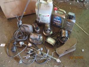 lot 73 image: Antique Dental drill, motors, foot ...