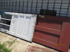 lot 99 image: doors and panel fencing...