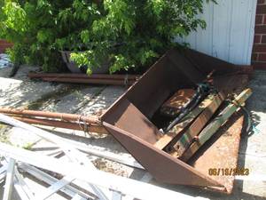 lot 107 image: tip bucket for a tractor...