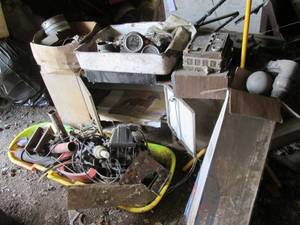 lot 154 image: Lot of misc sled ,cabinet and more...