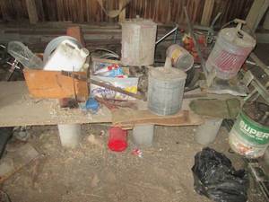lot 157 image: Lot of misc cans and more...