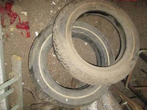 lot 166 image: 2 motorcycle tires...