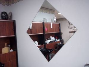 lot 16 image: Pair of (2) 36 Beveled Edge Mirrors
