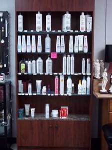 lot 37 image: Tall Multi-tier Retail Shelving