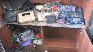 lot 45 image: Large assortment of handbags,