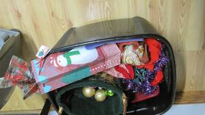 lot 66 image: Christmas decorations and more