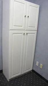 lot 71 image: 4-Door Pantry style Storage cabinet...