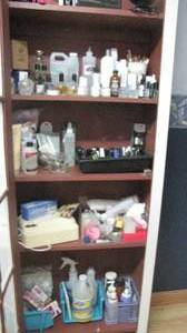 lot 78 image: All content inside storage cabinet
