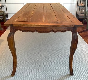 lot 3 image: Remarkable Rustic Wooden Table