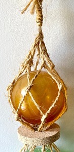 lot 62 image: Triple Decorative Strand of Marine Balls