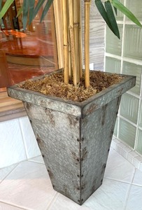 lot 63 image: Faux Decorative Bamboo Potted Tree
