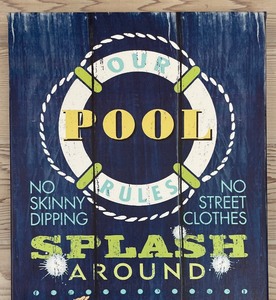 lot 64 image: Fun Decorative Pool Canvas Print