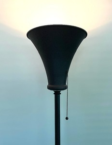 lot 102 image: Black Floor Lamp