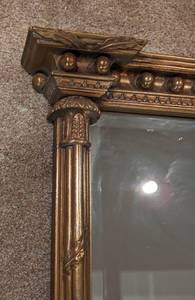 lot 143 image: Elegant Gold Wall Mirror