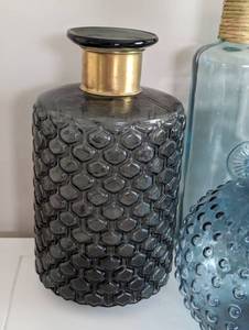 lot 79 image: Glass Vases in Hues of Blue