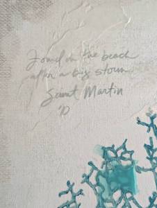 lot 85 image: Large Canvas Sea Coral Print