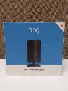 lot 6 image: NEW RING STICK UP CAM PLUG IN