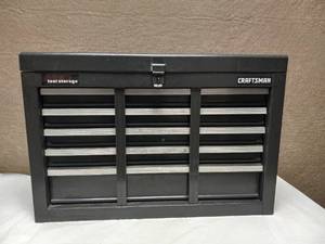 lot 9 image: CRAFTSMAN HOME TOOL STORAGE 4 DRAWER TOOLBOX