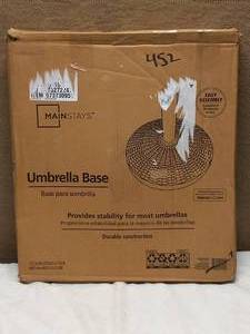 lot 80 image: MAINSTAYS UMBRELLA BASE