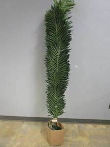 lot 203 image: Nearly Natural 5261 7ft. Paradise Palm in Green