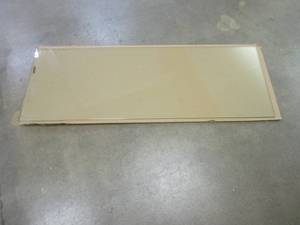 lot 227 image: 58.25 in x 28.5 in x .25 in Clear Glass Piece