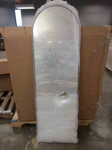 lot 232 image: Arched Full Length Mirror in Black