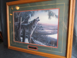 lot 32 image: Wolves Print - Daniel