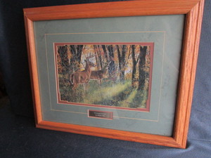 lot 33 image: Whitetail Print - Kiss