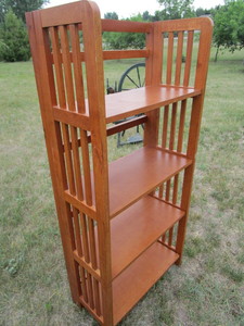 lot 42 image: Folding Bookshelf