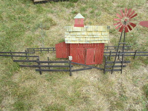 lot 52 image: Vintage Curtis Jere Farm Scene