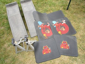 lot 66 image: Jack Stands, Rhino Ramps