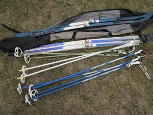 lot 76 image: X-Country Skis & Poles