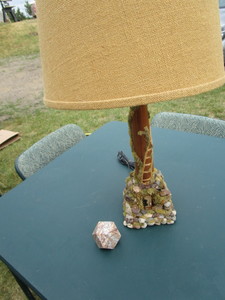 lot 84 image: Troll House Lamp, Paperweight