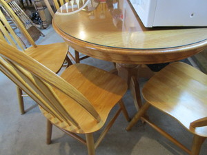 lot 103 image: Dine Table & Four Chairs