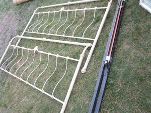 lot 111 image: King Bed Frame, Head & Foot Boards