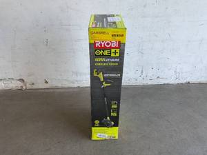 lot 100 image: RYOBI ONE 18V 9 in. Cordless Battery Edger with 2.0 Ah Battery and Charger