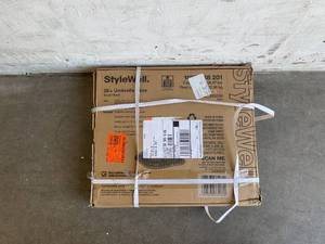 lot 130 image: StyleWell 26 lbs. Concrete and Resin Patio Umbrella Base in Black