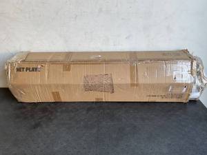 lot 145 image: Net Playz 12-Foot High-Strength PVC Soccer Net with Fast Set-Up