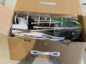 lot 212 image: Five Star Outdoor Digital Amplified HDTV Antenna Supports 5 TVs Plus Installation Kit and Mounting Pole