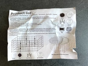 lot 181 image: 24 x 35 Inch Black Wire Pet Playpen