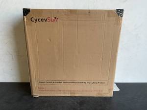 lot 306 image: CycevSun Pack of Two 2 x 2 ft. LED Flat Panel Drop Ceiling Light