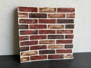 lot 330 image: Art3d 10-Pack Faux Brick Peel and Stick 3D Wall Panels in Red Brown