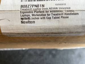 lot 336 image: Nexan Universal Ergonomic Treadmill Laptop Workstation