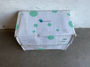 lot 23 image: Little Big Playroom Boho Collection Triangle on Ivory Indoor Memory Foam Ball Pit with 200 Balls