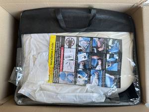 lot 35 image: Huidasource Tesla Model Y White Waterproof Leather Front & Rear Seat Covers