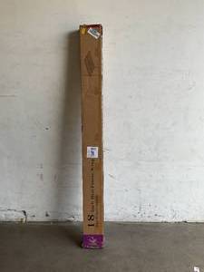 lot 71 image: MAF Black Metal 18 Inch King Platform Bed Frame