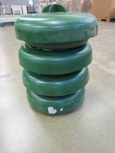 lot 505 image: LOT OF 4 - Cord Dome Outdoor Power Strip and Surge Protector Cover, Extension Cord Connection Box